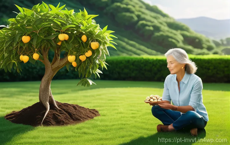 배당 성장 투자 시기와 시장 타이밍 - A serene and disciplined investor, a middle-aged woman, calmly tending to a lush, thriving financial...