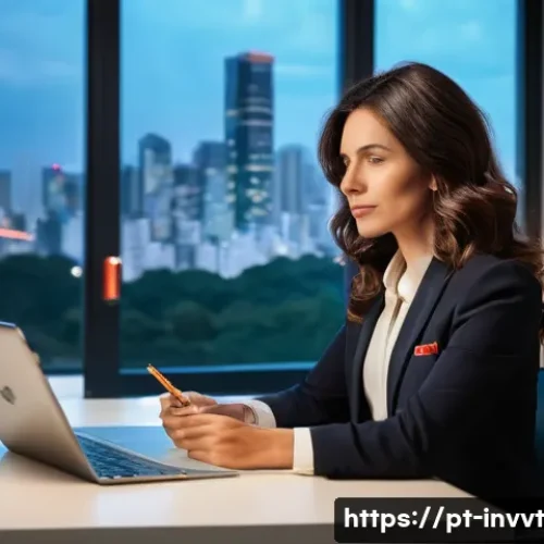 배당 성장 투자에 대해 알아야 할 법적 측면 - **Prompt:** A thoughtful Brazilian investor, a woman in her late 30s with dark, wavy hair, dressed i...